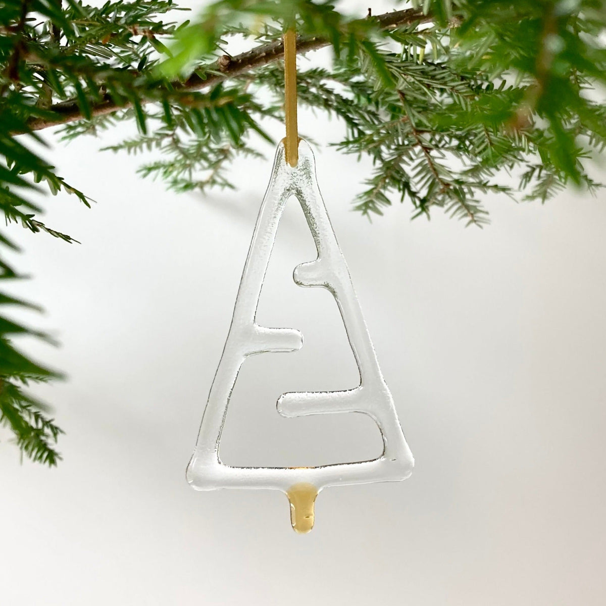 Glass Christmas Tree Ornament