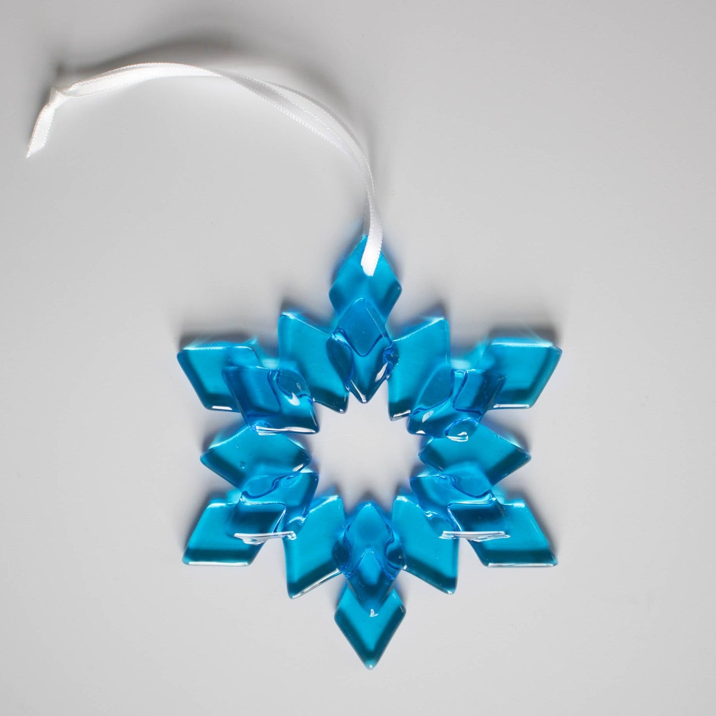 Open Center Glass Snowflake Ornament