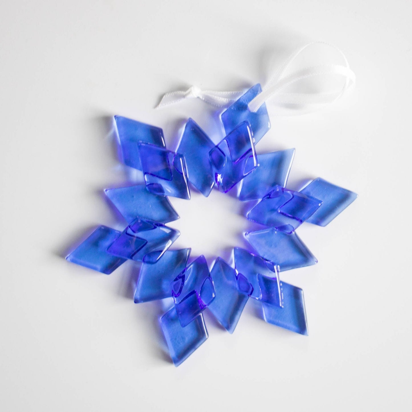 Open Center Glass Snowflake Ornament