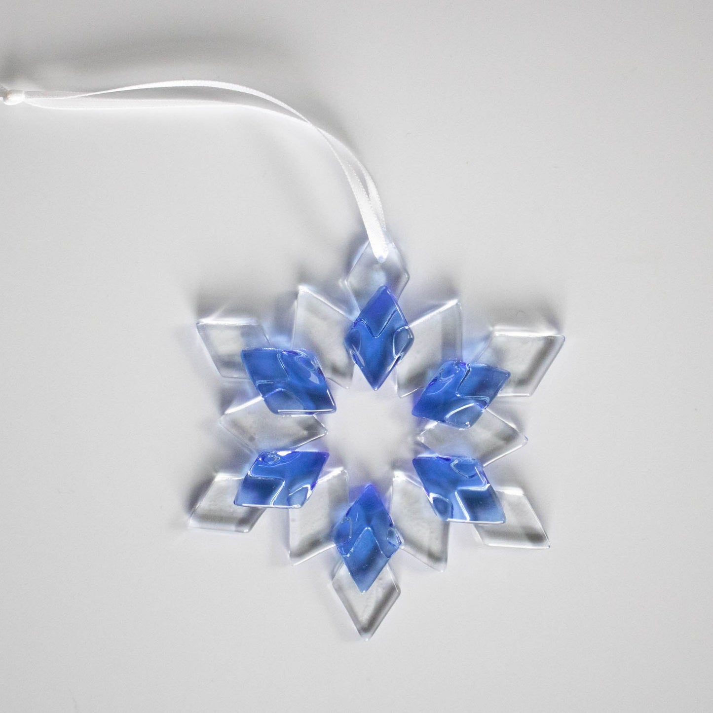 Open Center Glass Snowflake Ornament