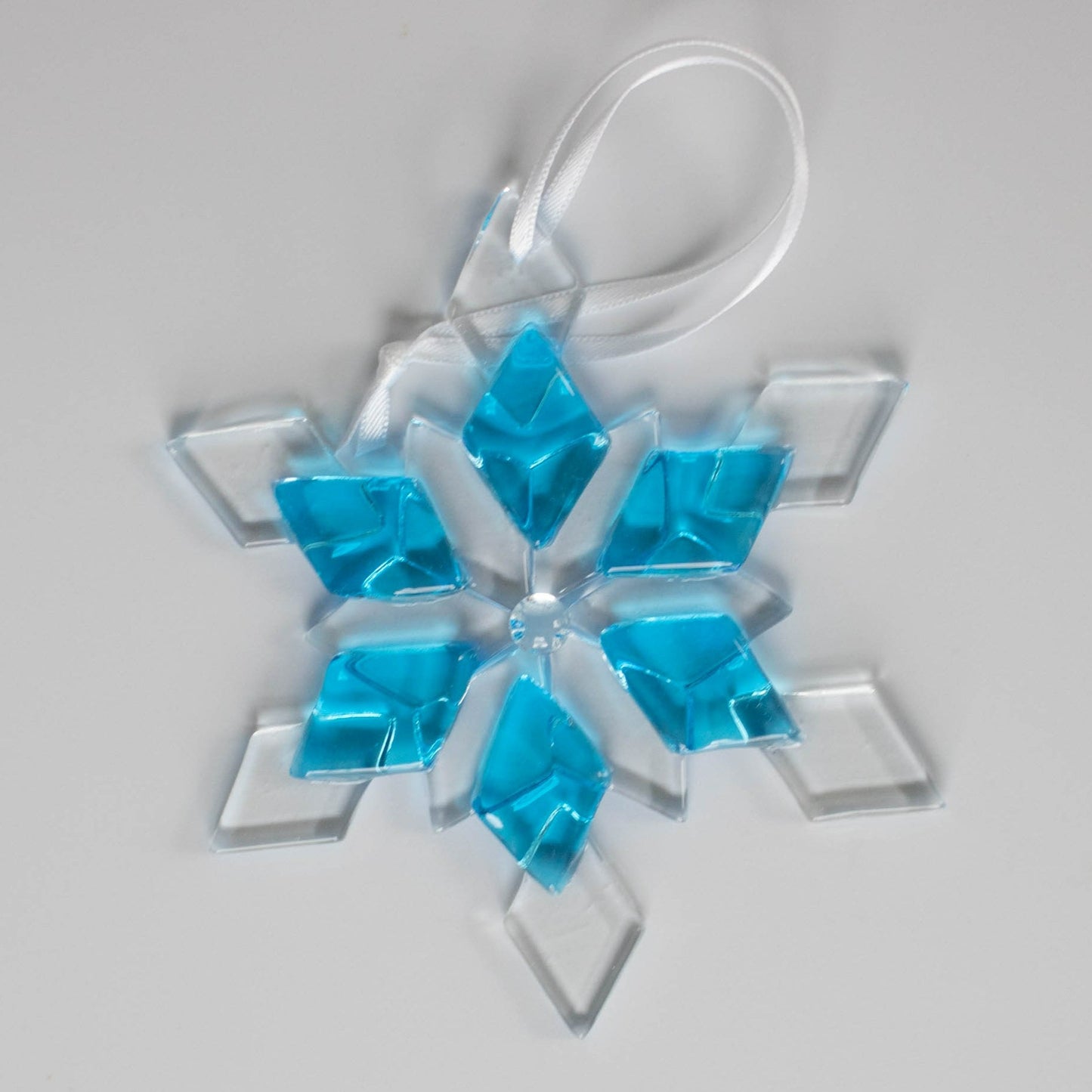 Glass Snowflake Ornament