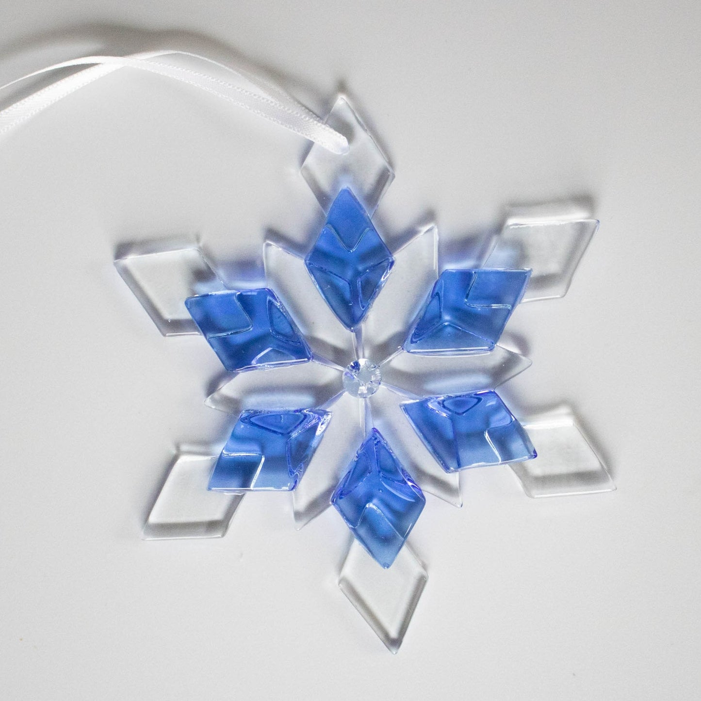 Glass Snowflake Ornament