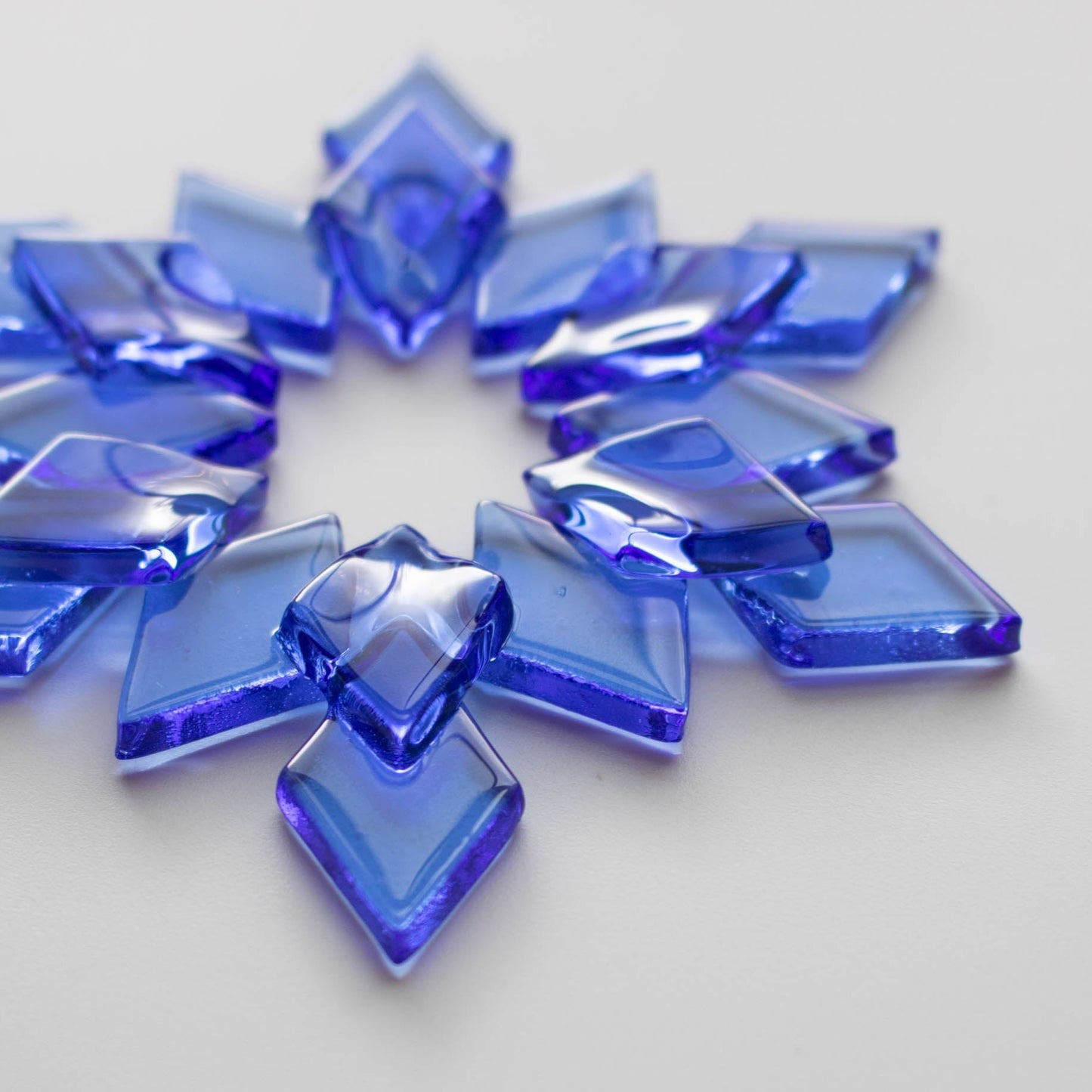 Open Center Glass Snowflake Ornament