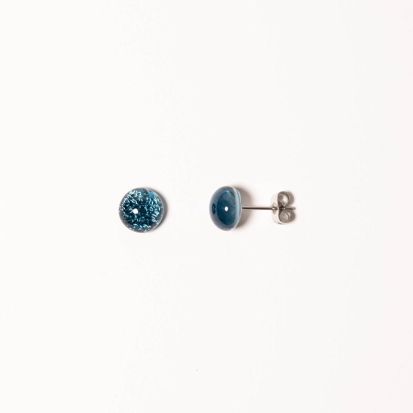 Color and Sparkle Stud Earrings