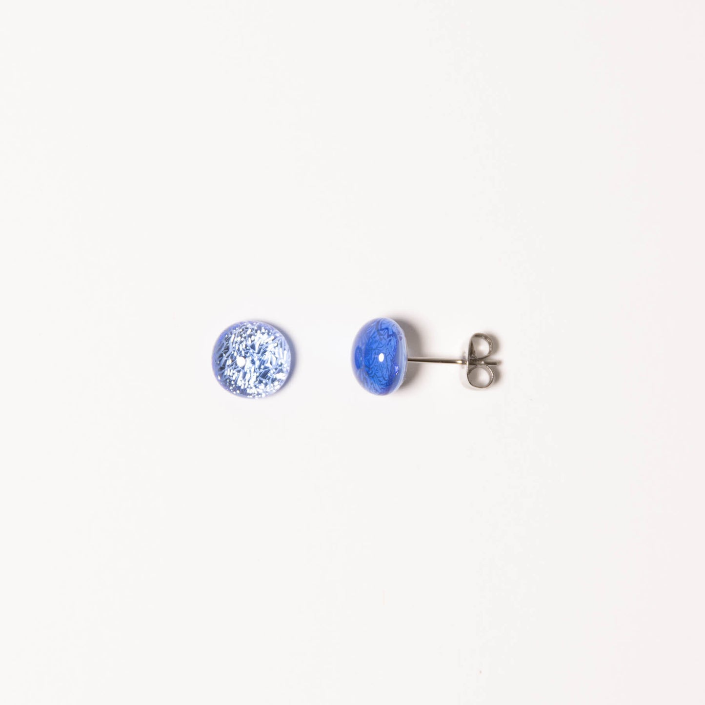 Color and Sparkle Stud Earrings