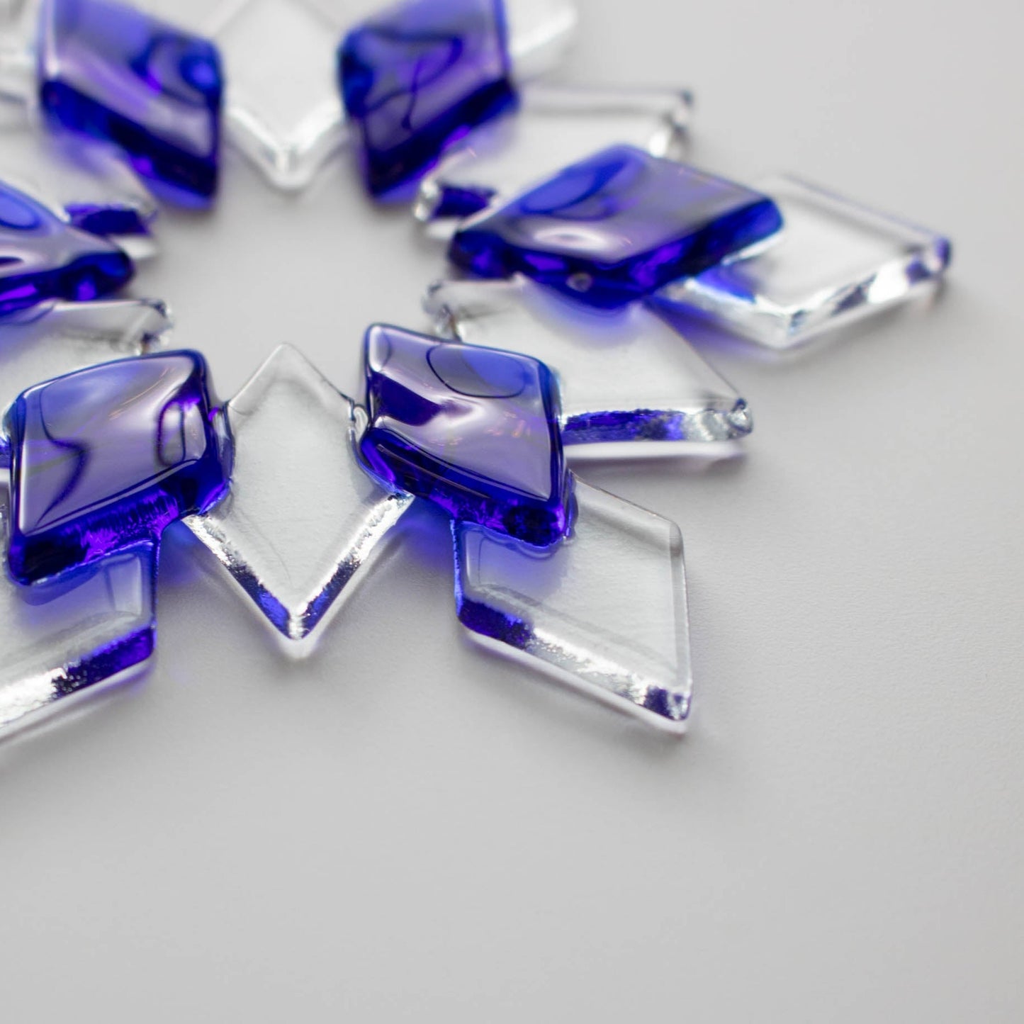 Open Center Glass Snowflake Ornament