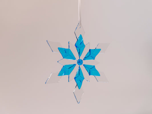 Snowflake Window Hanger, Ice
