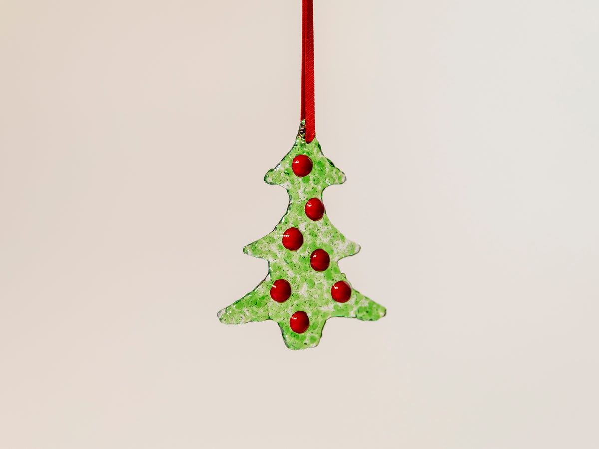 Old Fashioned Glass Christmas Tree