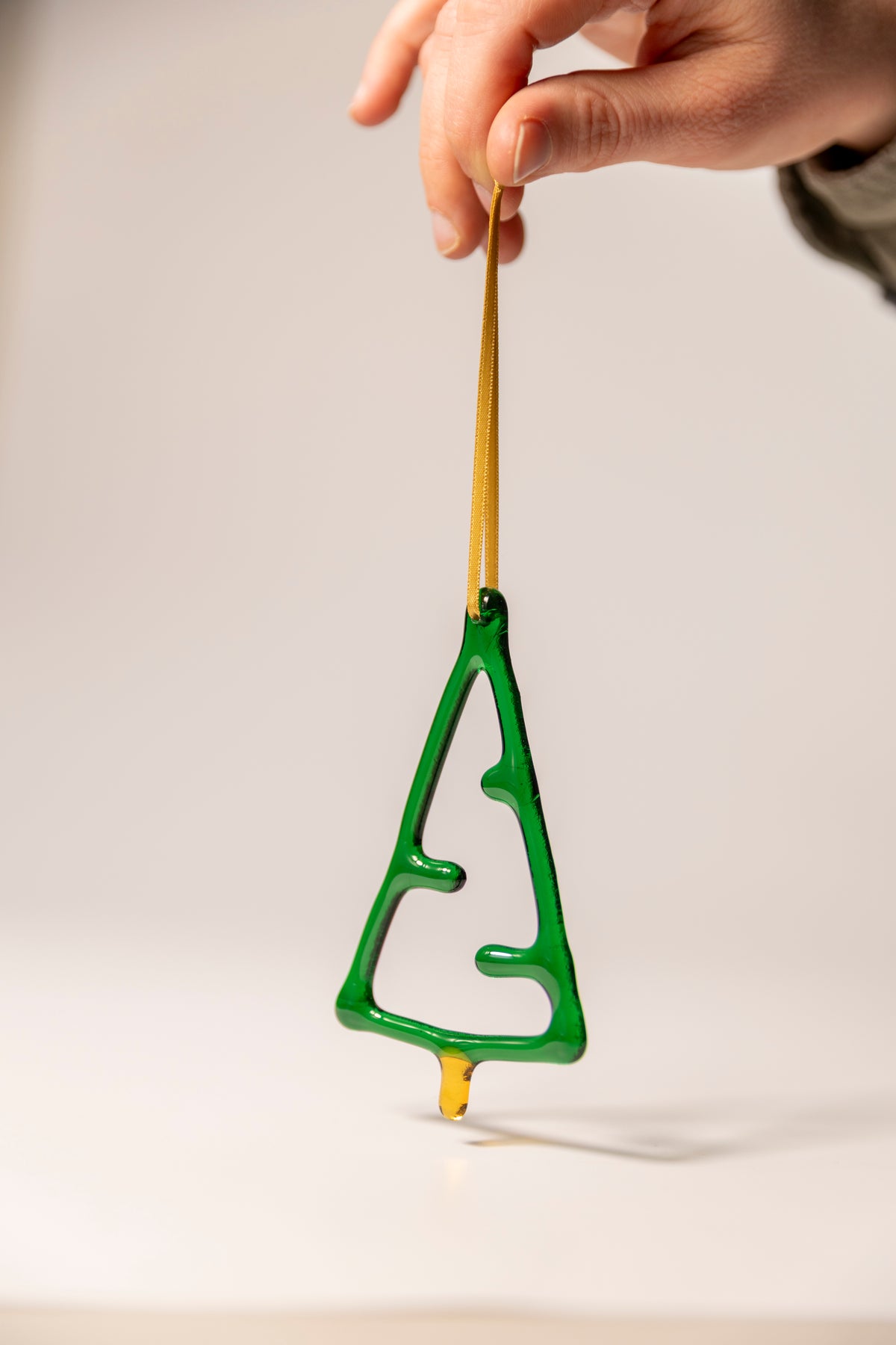 Glass Christmas Tree Ornament