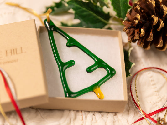 Glass Christmas Tree Ornament