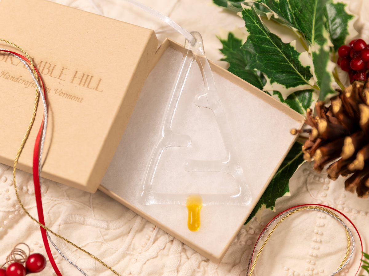 Glass Christmas Tree Ornament