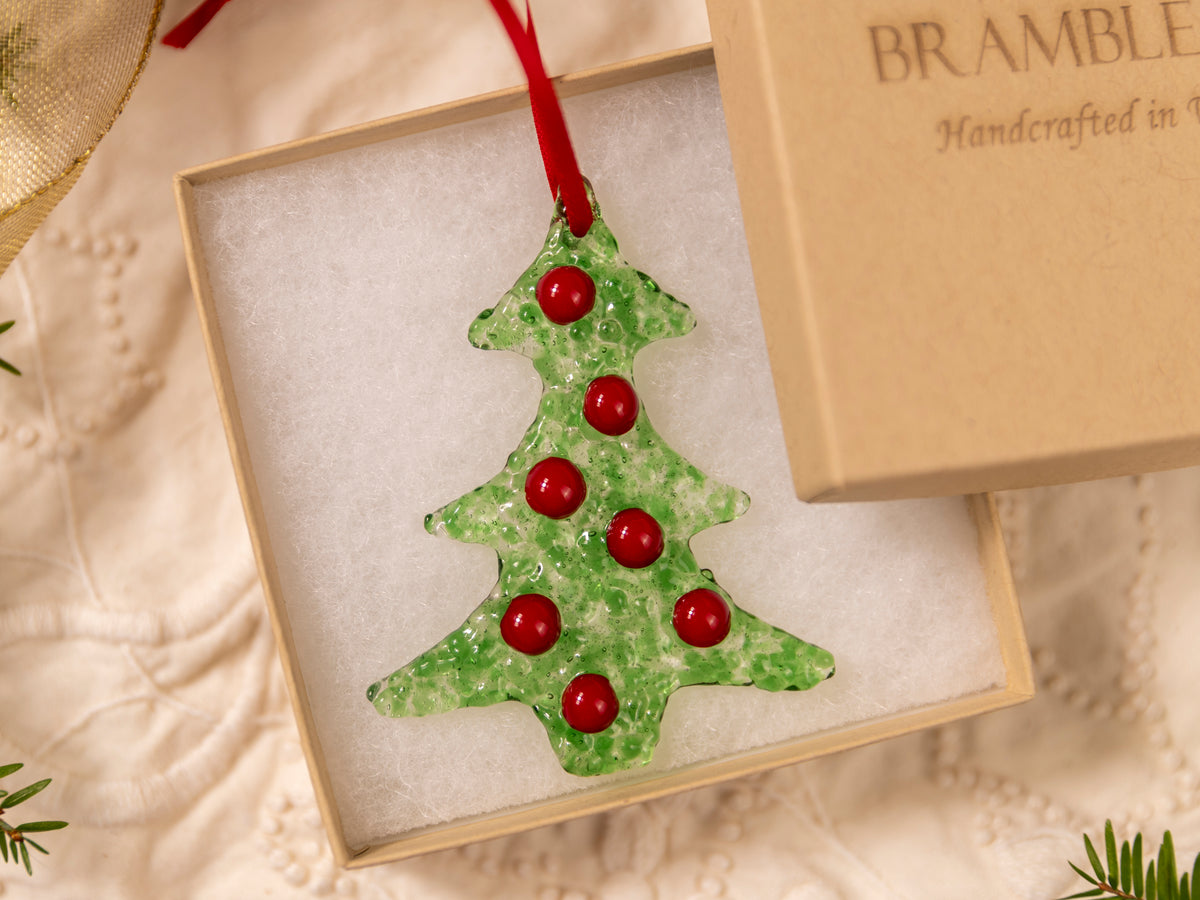 Old Fashioned Glass Christmas Tree