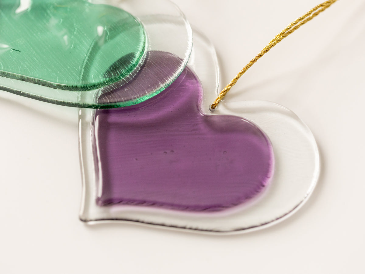 Sentimental Heart Ornament, Iris