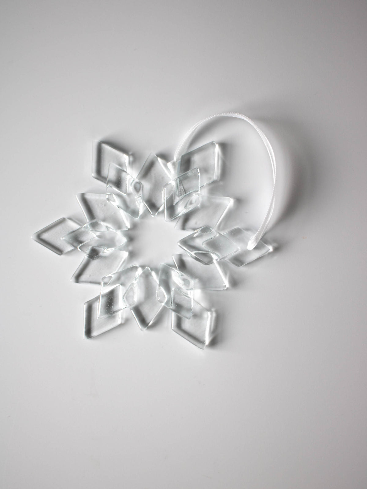 Classic Snowflake Ornament, Ice Clear