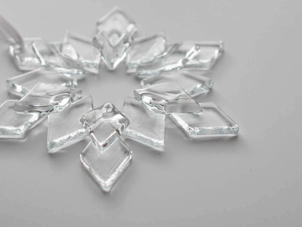 Classic Snowflake Ornament, Ice Clear