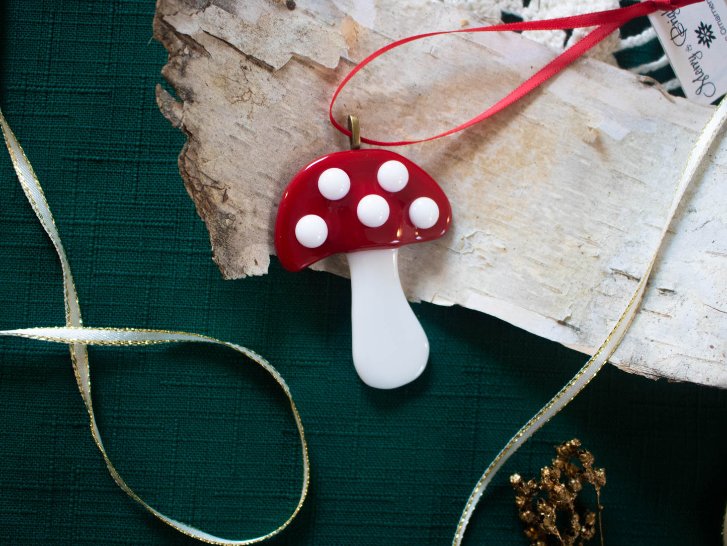 Mushroom Ornament
