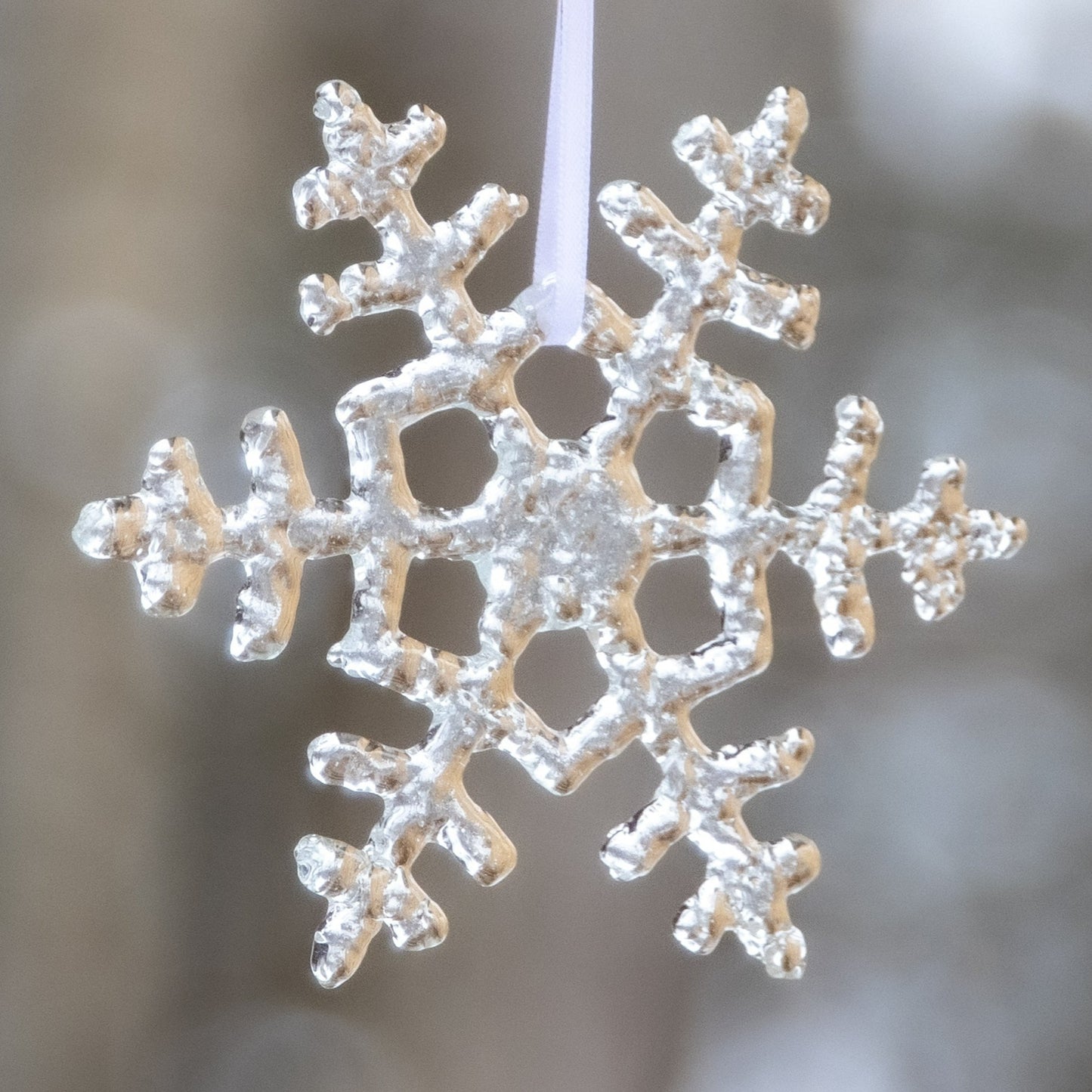 Icy Glass Snowflake
