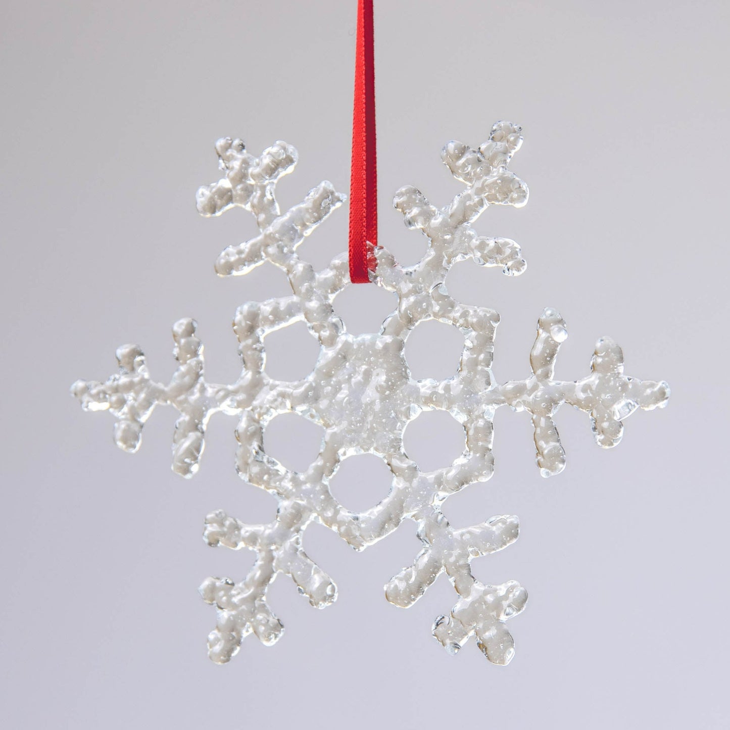 Icy Glass Snowflake