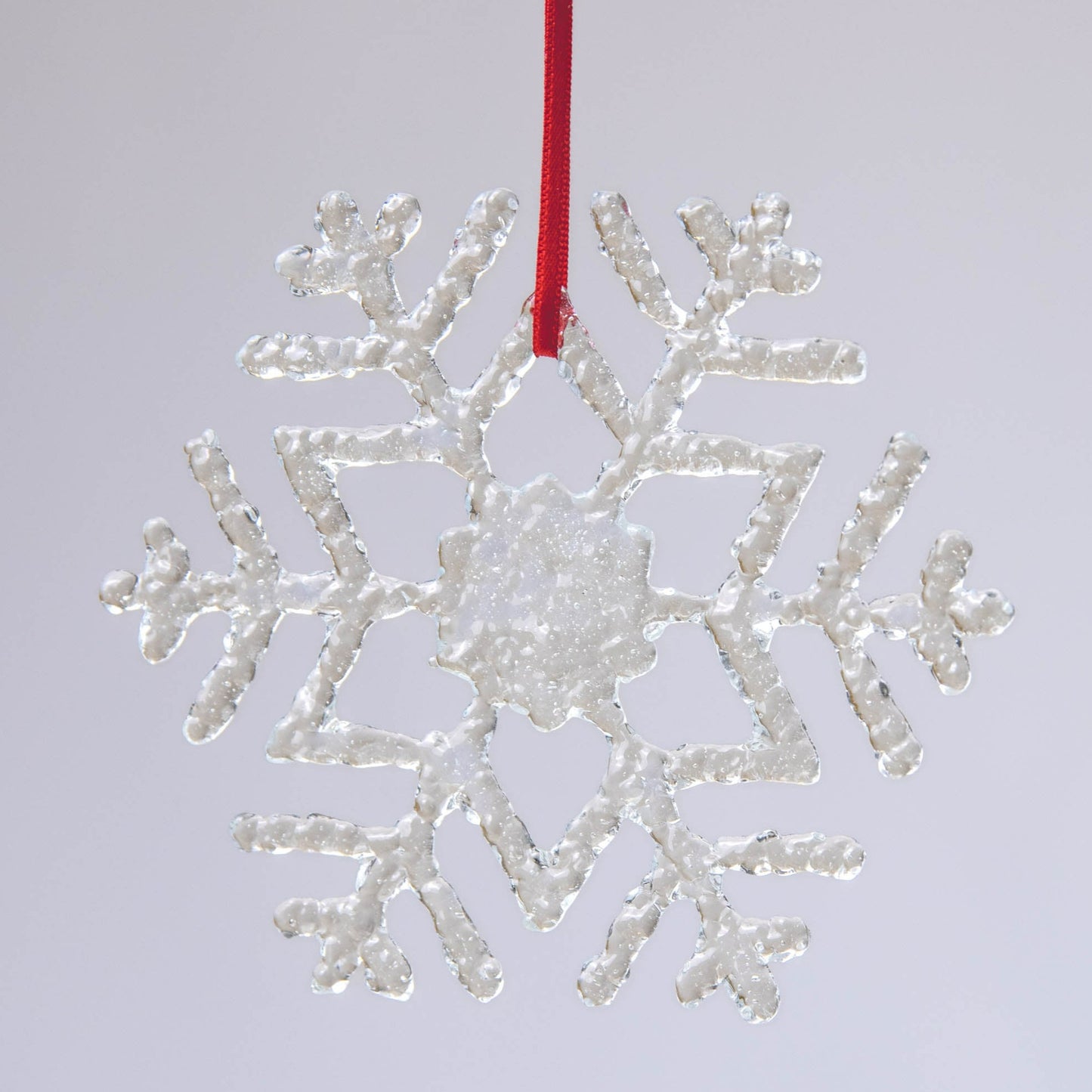 Icy Glass Snowflake